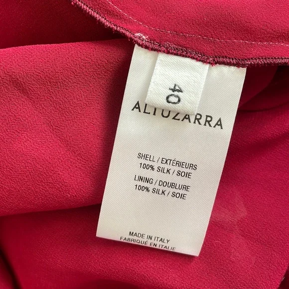 Altuzarra stunning silk crepe v-neck tiered midi dress